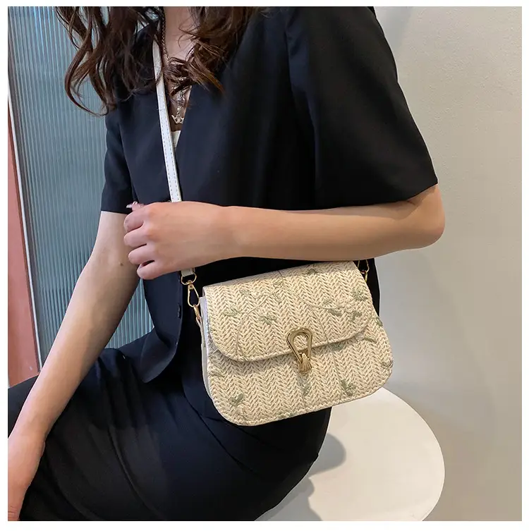 Women Floral Woven Saddle Bag Shoulder Crossbody 2026 — feature 29