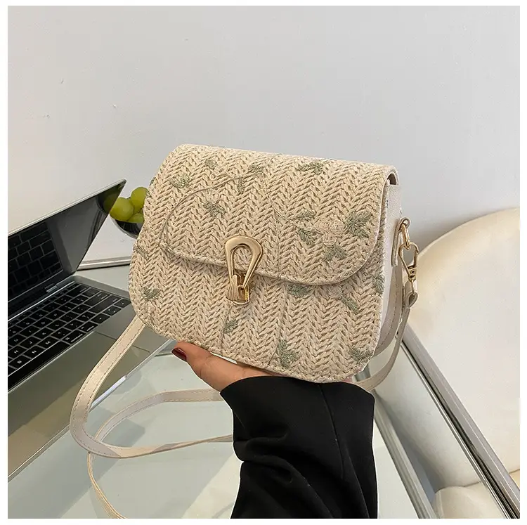 Women Floral Woven Saddle Bag Shoulder Crossbody 2026 — feature 35