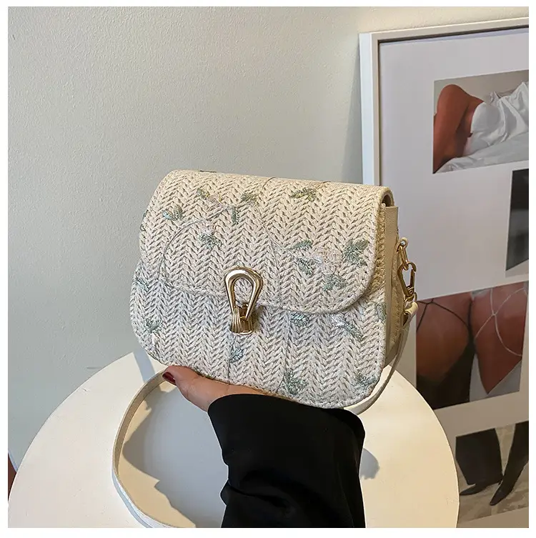 Women Floral Woven Saddle Bag Shoulder Crossbody 2026 — feature 37