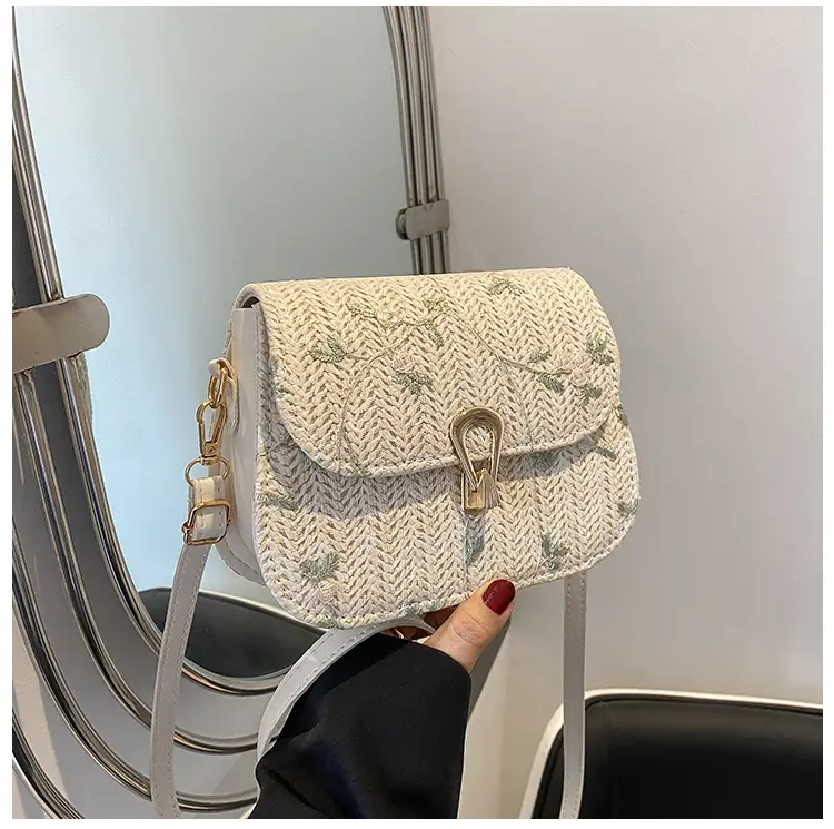 Women Floral Woven Saddle Bag Shoulder Crossbody 2026 — feature 38