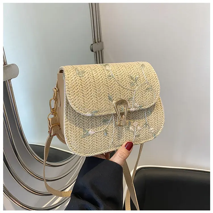 Women Floral Woven Saddle Bag Shoulder Crossbody 2026 — feature 39