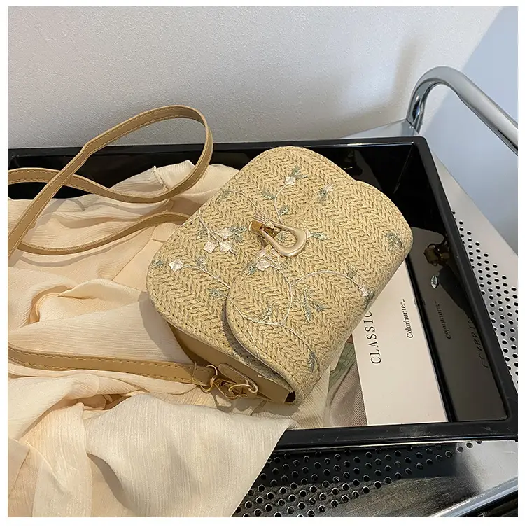 Women Floral Woven Saddle Bag Shoulder Crossbody 2026 — feature 44