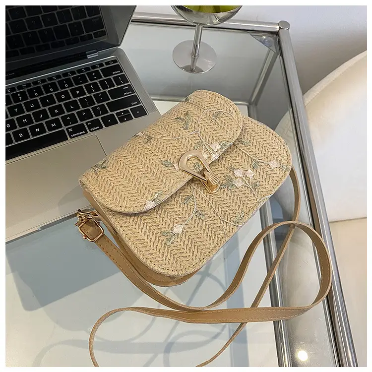Women Floral Woven Saddle Bag Shoulder Crossbody 2026 — feature 47