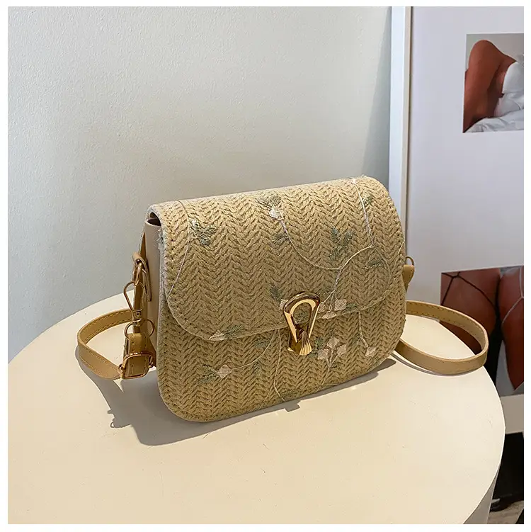Women Floral Woven Saddle Bag Shoulder Crossbody 2026 — feature 49