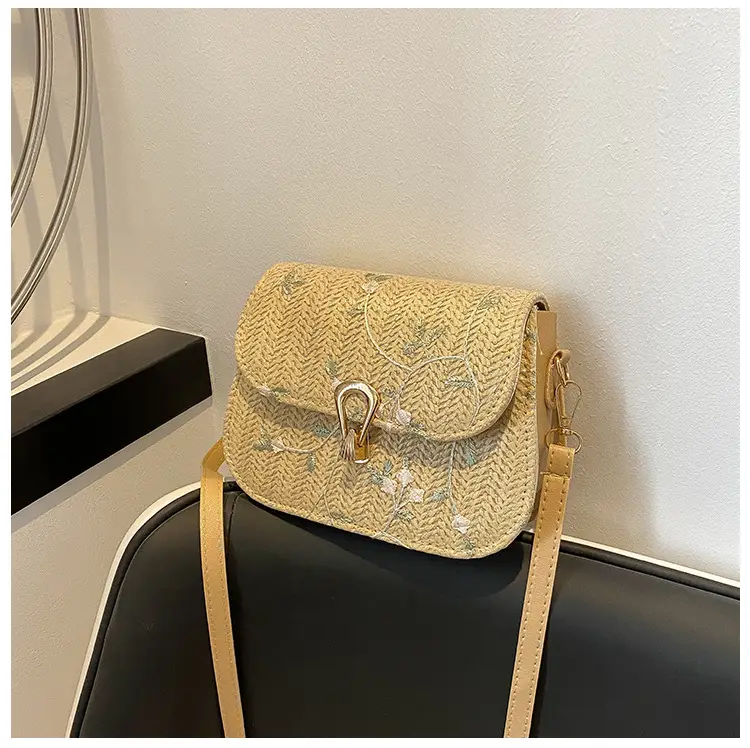 Women Floral Woven Saddle Bag Shoulder Crossbody 2026 — feature 50