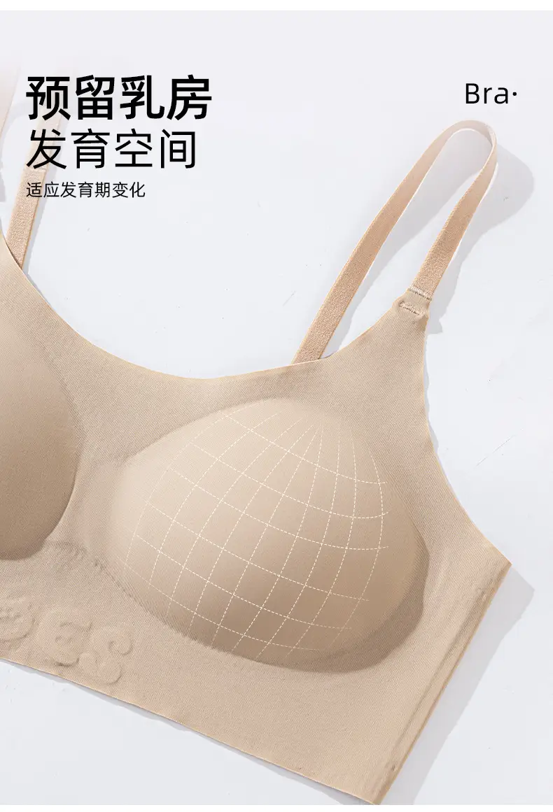 Girls' Intimates, Adolescent Development Period, Junior High School and High School Students, Girls' Liquid Foundation, Invisible Bra, Sports Vest — feature 12