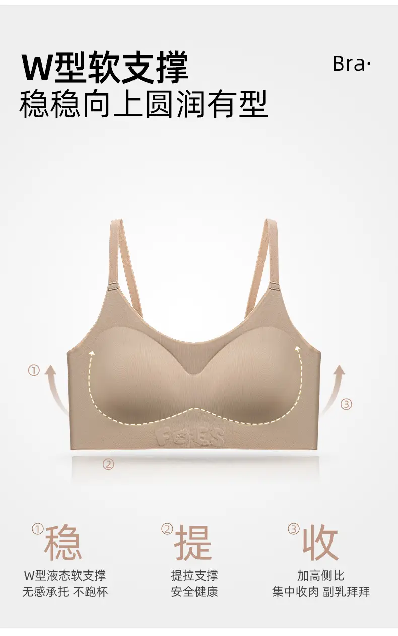 Girls' Intimates, Adolescent Development Period, Junior High School and High School Students, Girls' Liquid Foundation, Invisible Bra, Sports Vest — feature 9