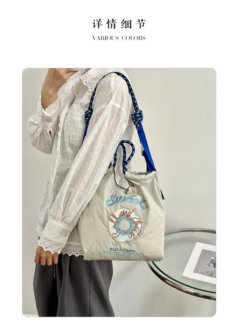 Embroidered Japanese Style Shoulder Bag for Women — feature 9
