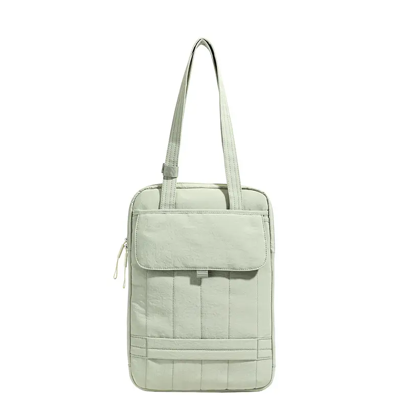 Pink Quilted Shoulder Bag for Laptops & Commuters - Image 3