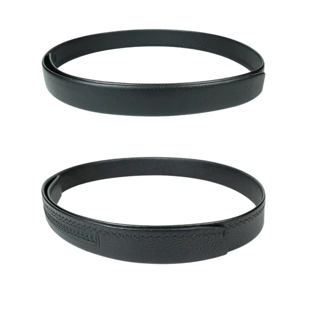 Men's Gold Buckle Genuine Leather Belt with Gift Box - Image 84
