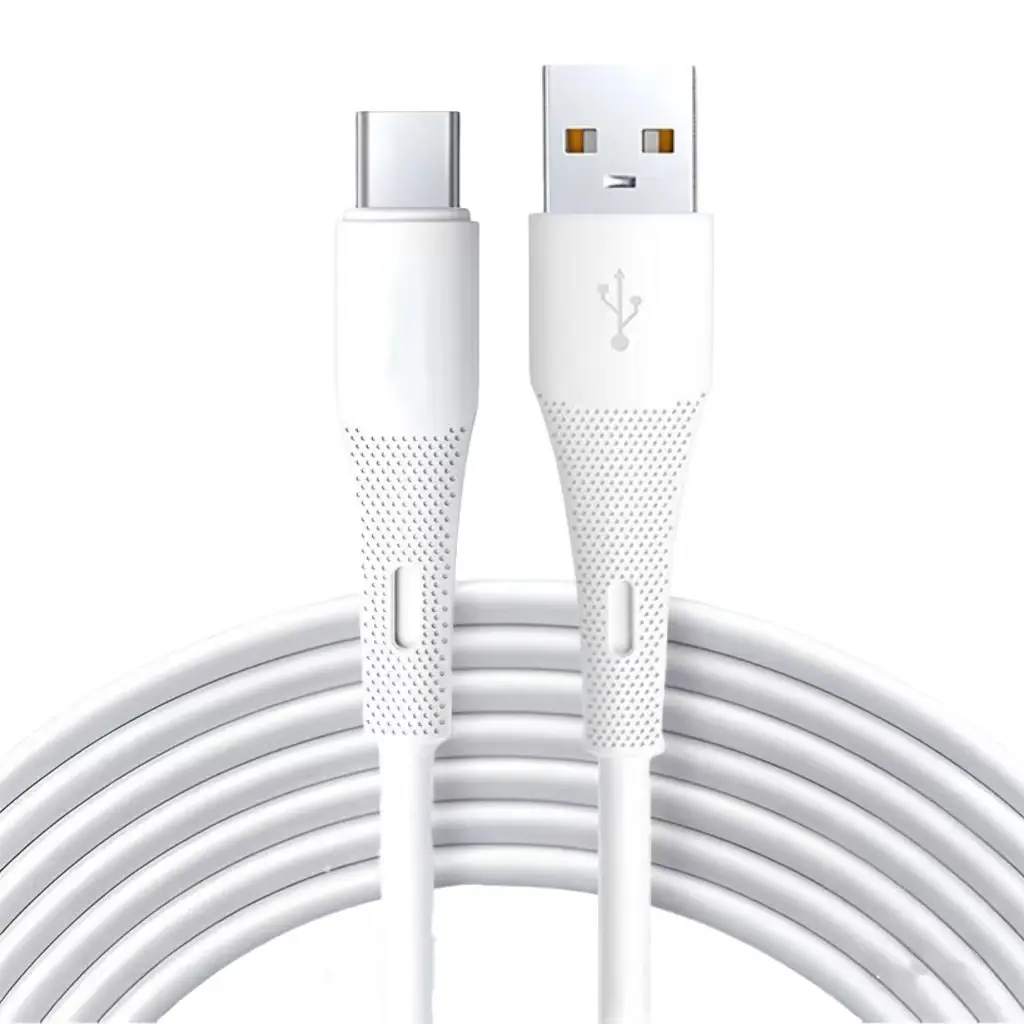 Cross-Border Typec Charging Cable Super Fast Charging Suitable for Huawei, Apple and Android Phones, True Liquid Silicone Data Cable
