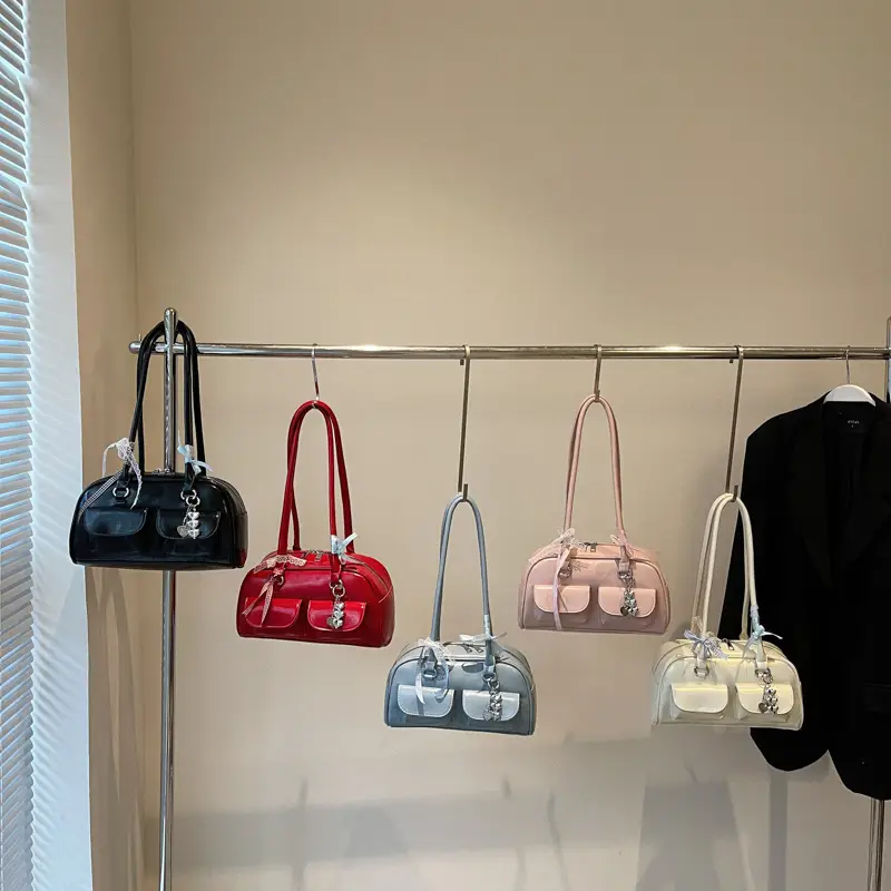 Red Korean Style Shoulder Bag for Women 2025 - Image 14