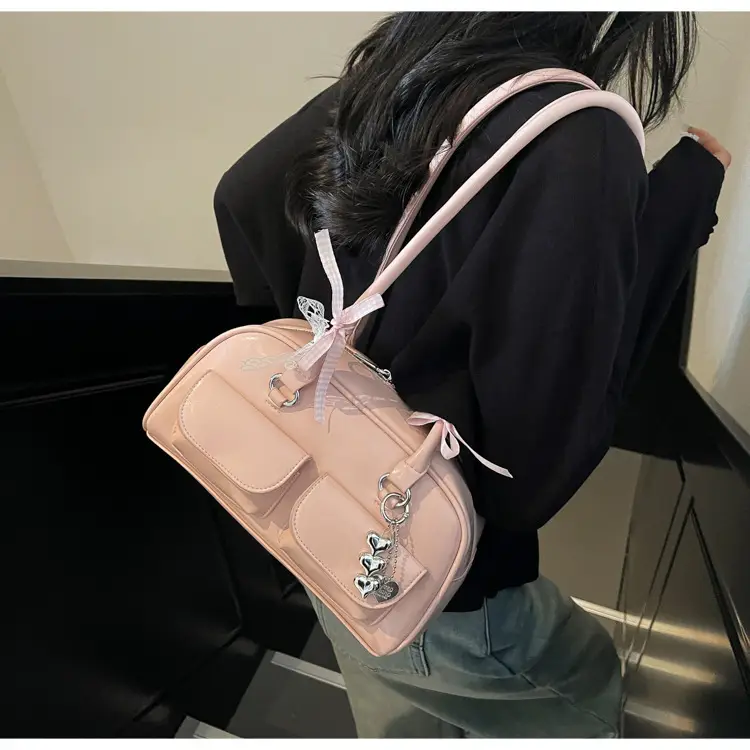 Red Korean Style Shoulder Bag for Women 2025 — feature 14
