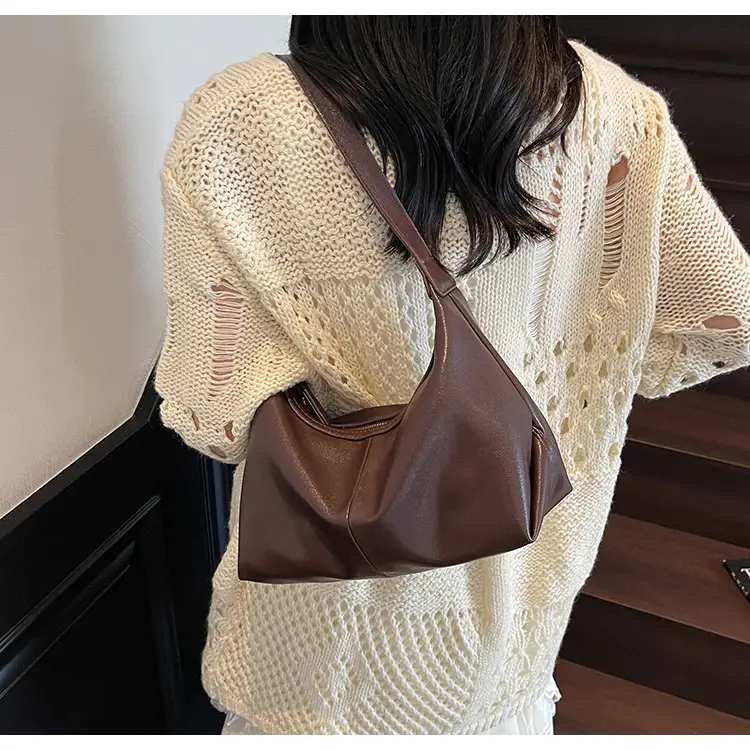 Women's Creamy Leather Shoulder Bag 2025 — feature 20