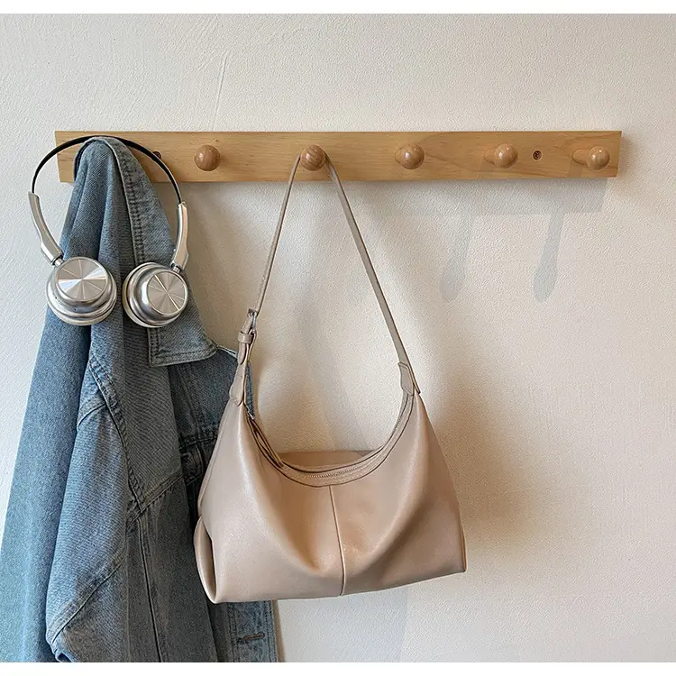 Women's Creamy Leather Shoulder Bag 2025 — feature 24