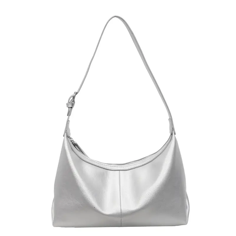 Women's Creamy Leather Shoulder Bag 2025 - Image 2