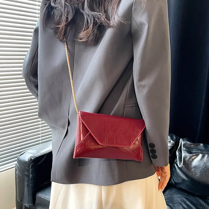 Gold Embroidered Crossbody Phone Bag for Women - Image 5