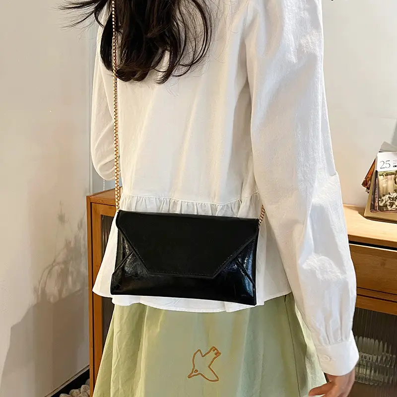 Gold Embroidered Crossbody Phone Bag for Women - Image 6