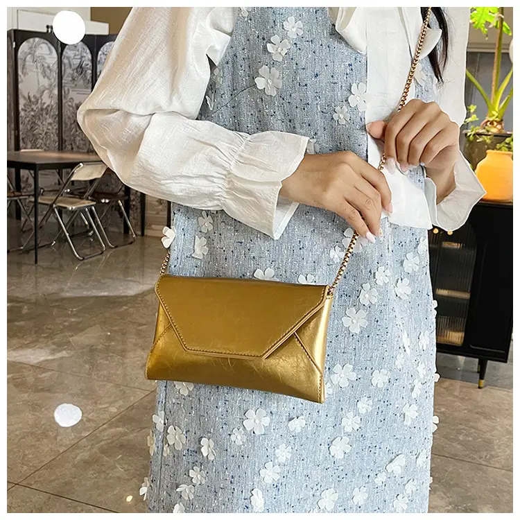 Gold Embroidered Crossbody Phone Bag for Women — feature 20