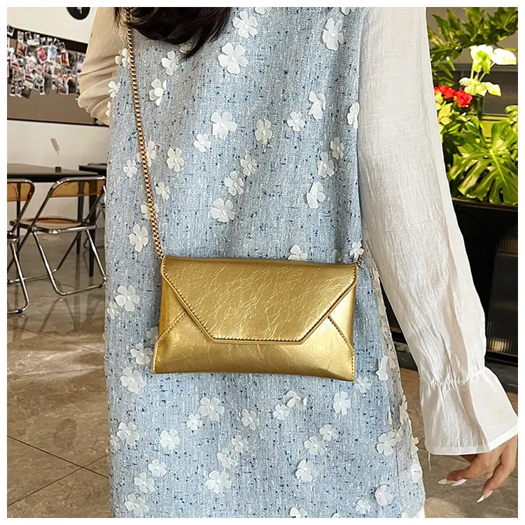 Gold Embroidered Crossbody Phone Bag for Women — feature 22