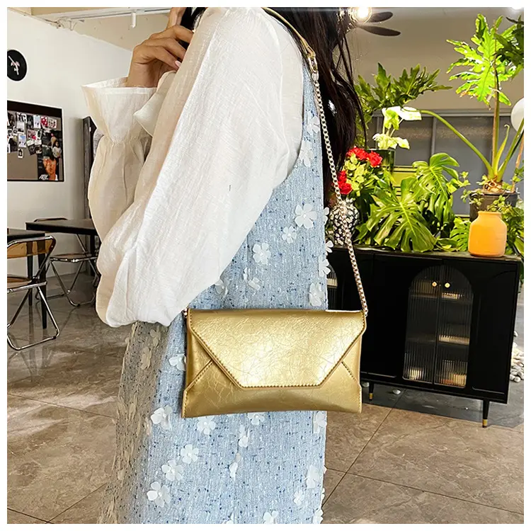 Gold Embroidered Crossbody Phone Bag for Women — feature 24