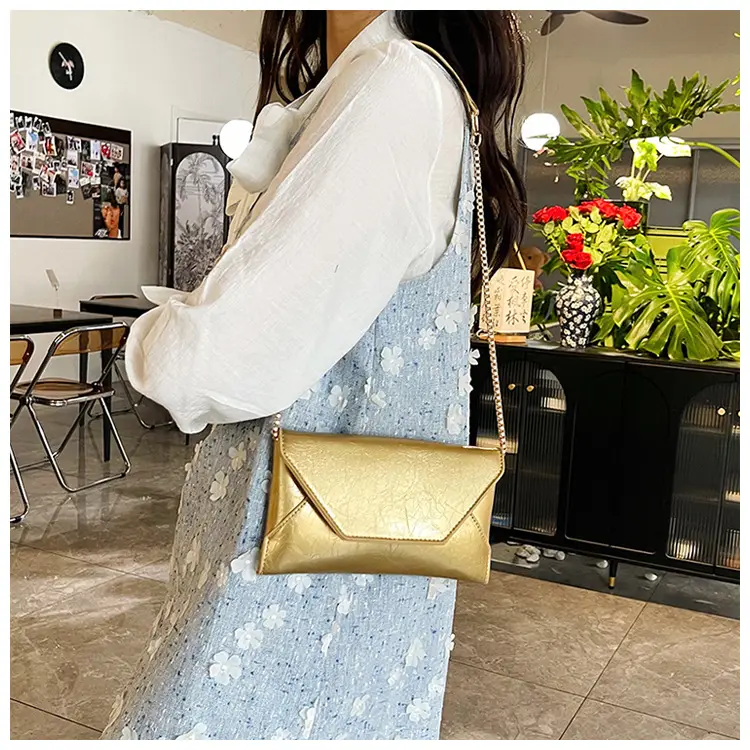 Gold Embroidered Crossbody Phone Bag for Women — feature 25