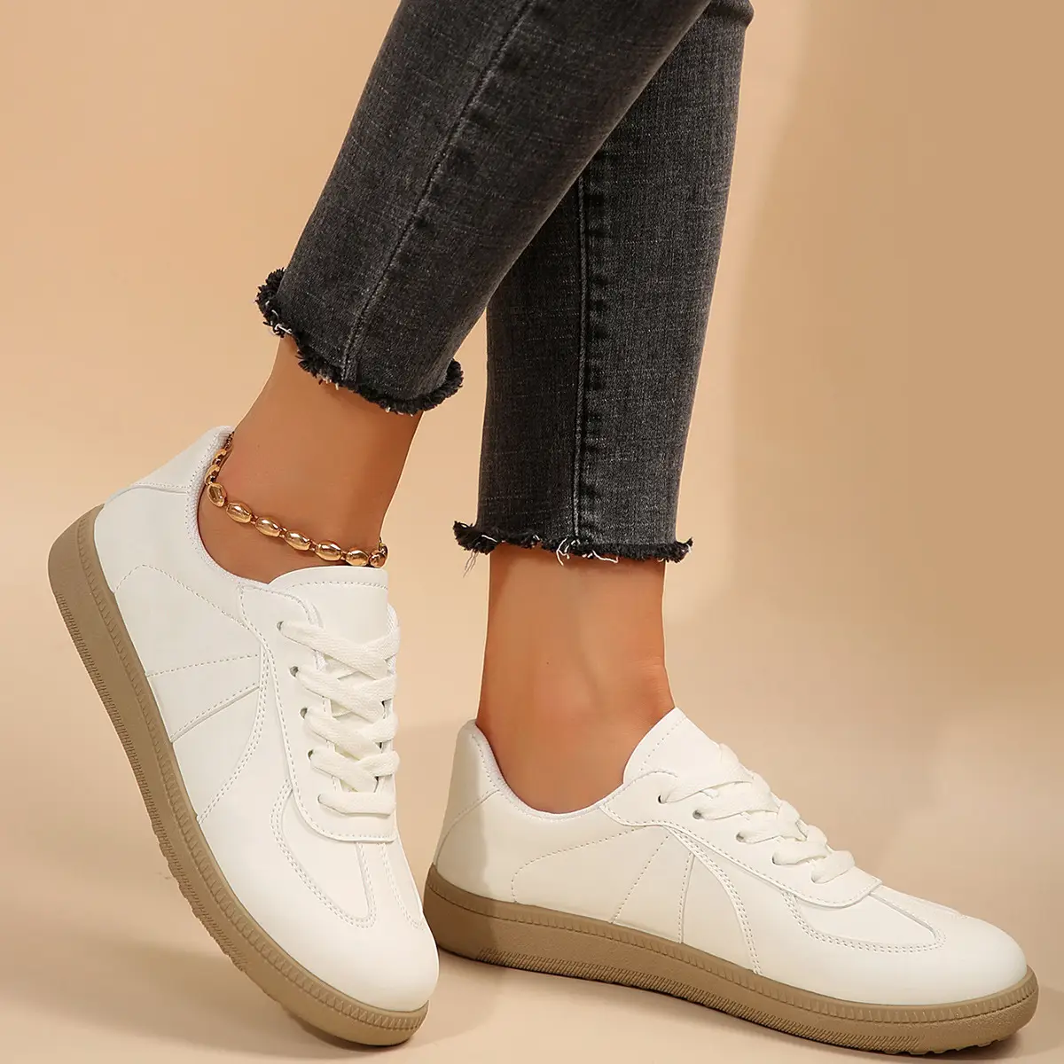 White Lace-Up Women's Summer Flats 2025 — feature 13