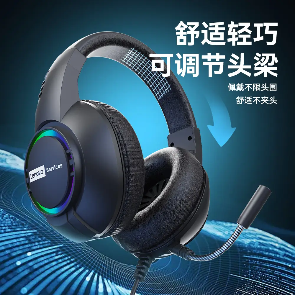 White Gaming Headset with Microphone for E-Sports - Image 12