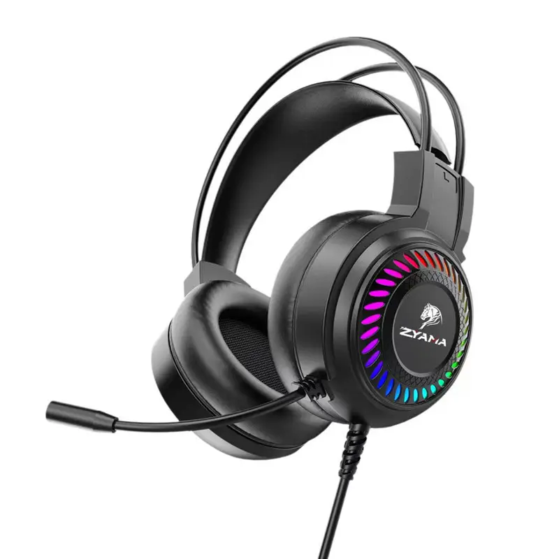 White Gaming Headset with Microphone for E-Sports - Image 10
