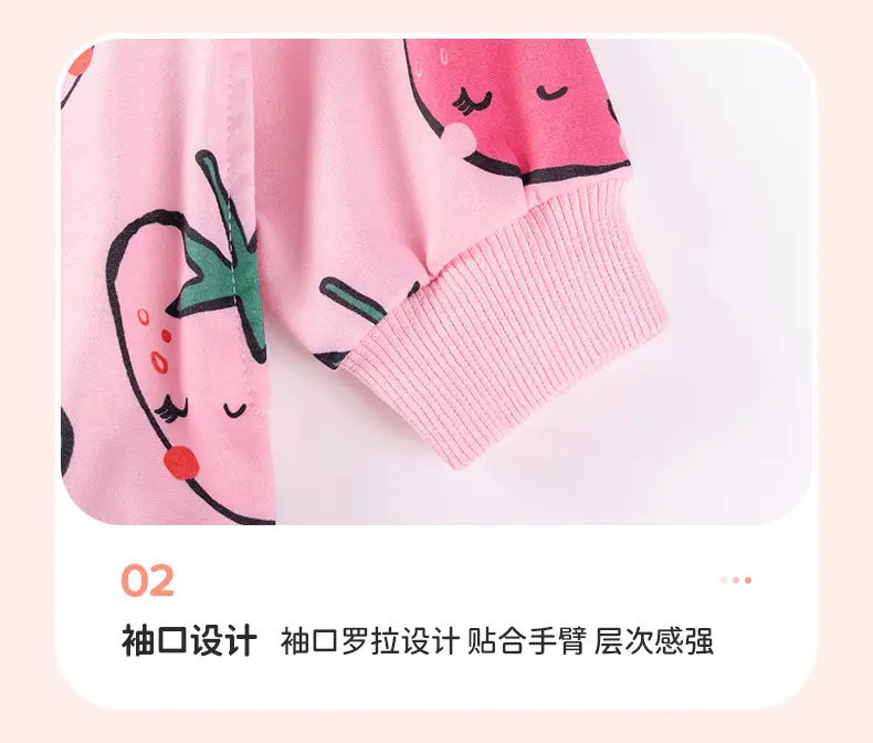 Source Factory Girls Sweatshirt Wholesale Autumn Cartoon Long Sleeve Children's Top Zippered Hooded Sweatshirt — feature 10