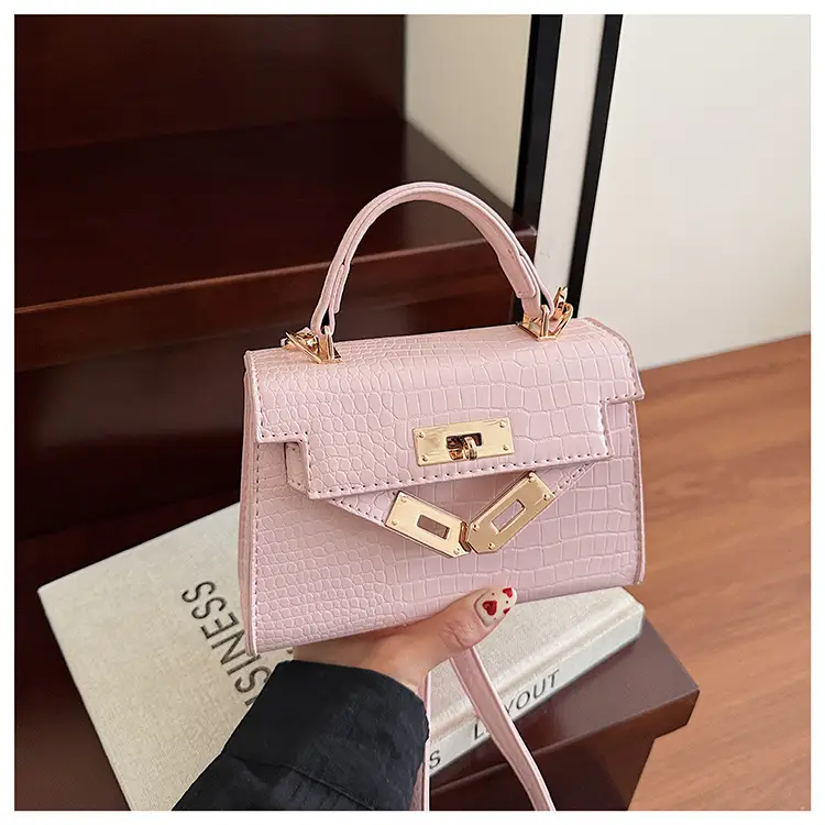 Women's 2025 Croc Leather Shoulder Crossbody Bag — feature 25
