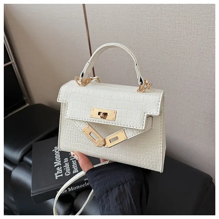 Women's 2025 Croc Leather Shoulder Crossbody Bag — feature 36
