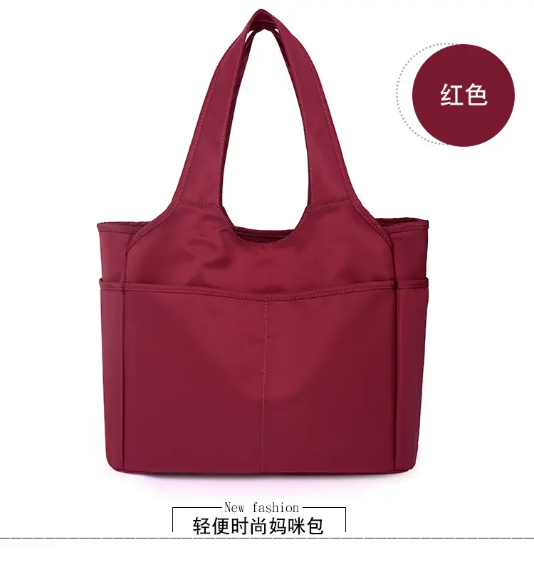 2026 Women's Multi-Pocket Oxford Handbag Purple — feature 28