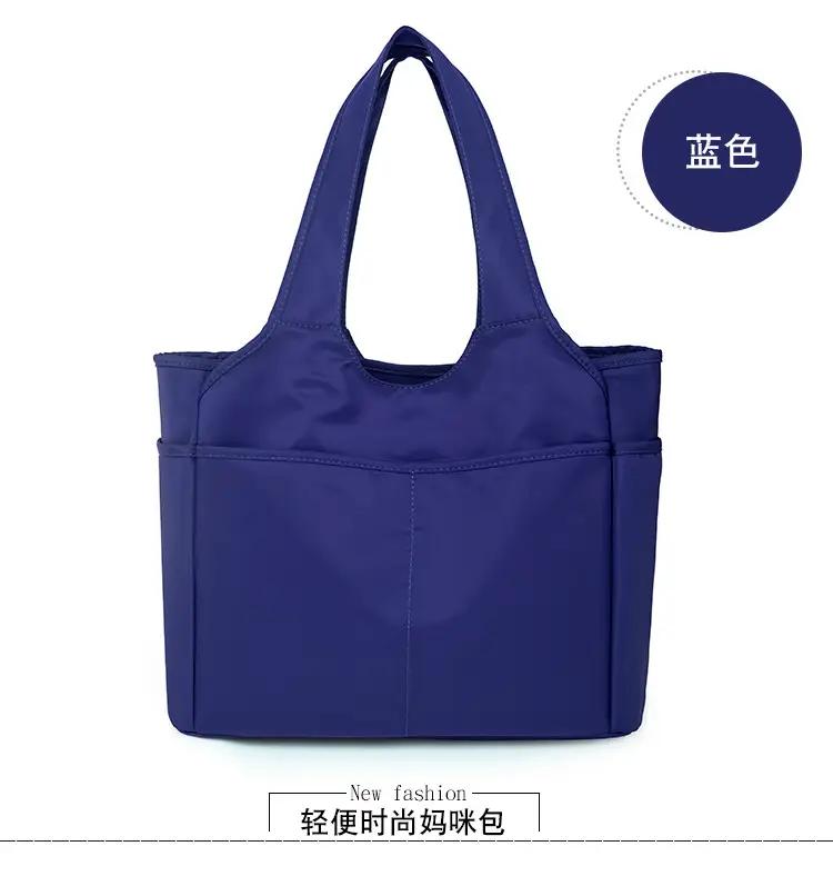 2026 Women's Multi-Pocket Oxford Handbag Purple — feature 30