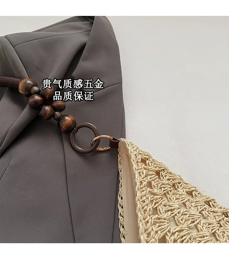 Women Straw Bag Large Capacity Summer Seaside Commuter — feature 6