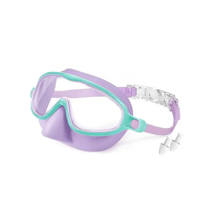 Amazon's Popular Swimming Goggles with Nose Mask, Wide Field of View Diving Mask, Anti-Fog Uv Children's Swimming Goggles
