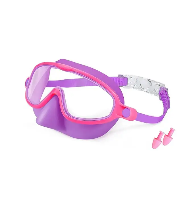 Amazon's Popular Swimming Goggles with Nose Mask, Wide Field of View Diving Mask, Anti-Fog Uv Children's Swimming Goggles