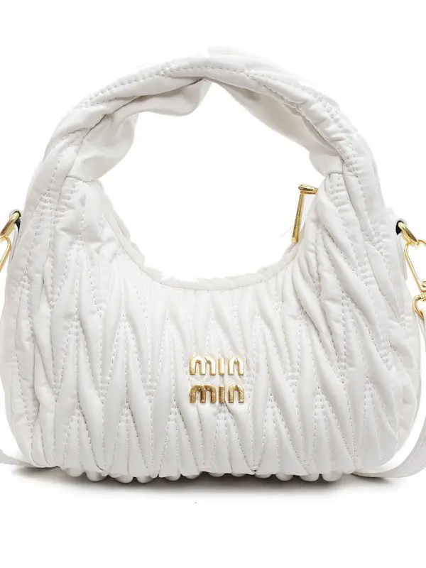 Korean Style Pleated Cloud Handbag for Women