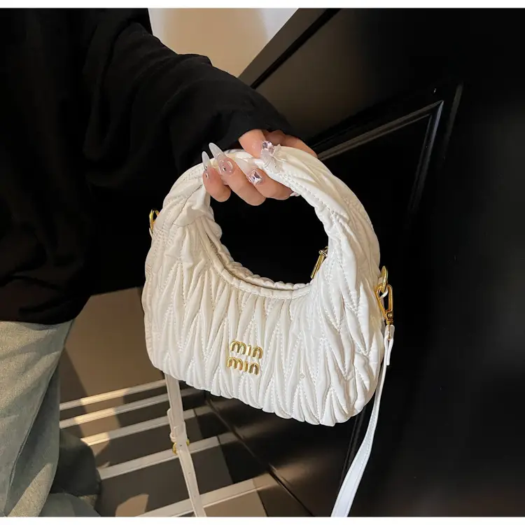 Korean Style Pleated Cloud Handbag for Women — feature 19