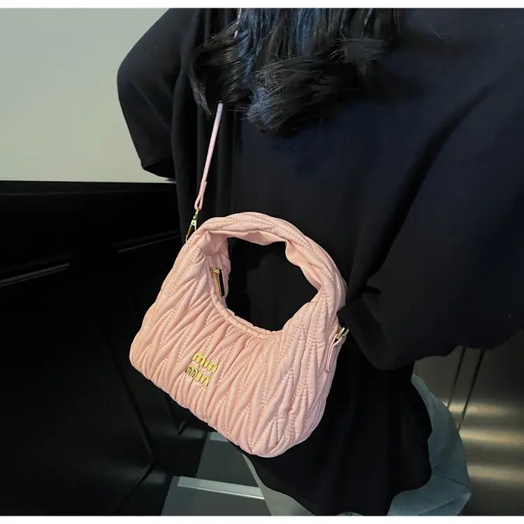 Korean Style Pleated Cloud Handbag for Women — feature 29