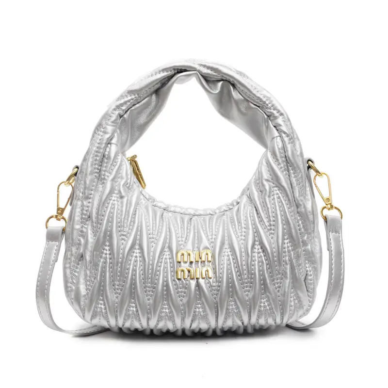 Korean Style Pleated Cloud Handbag for Women