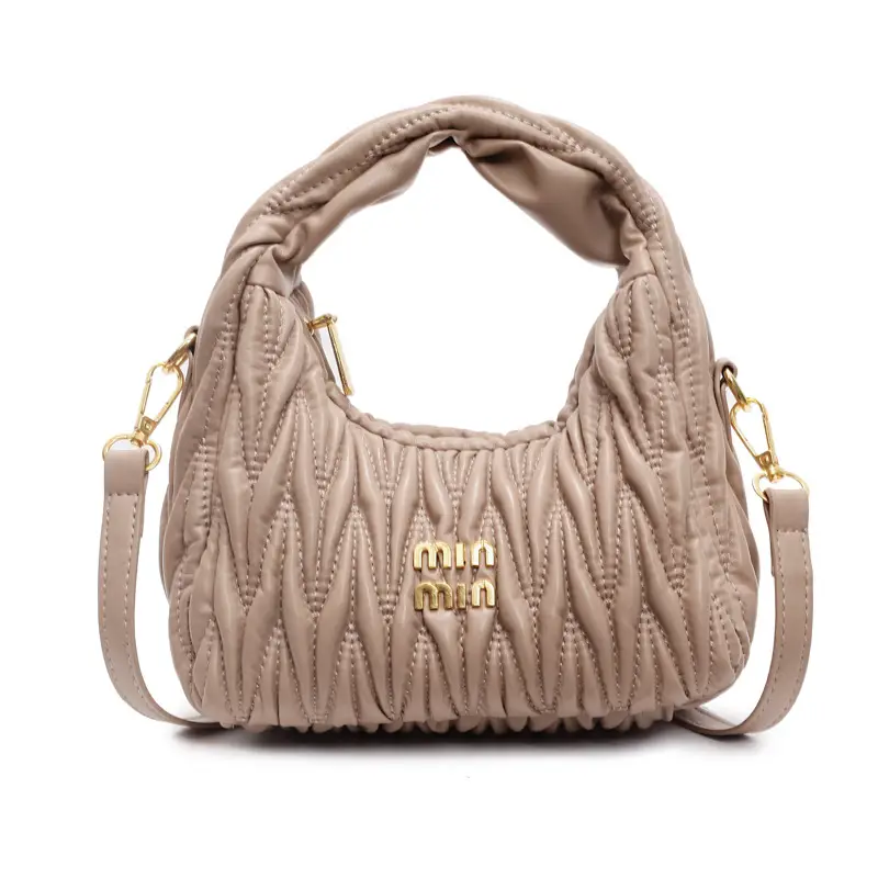 Korean Style Pleated Cloud Handbag for Women
