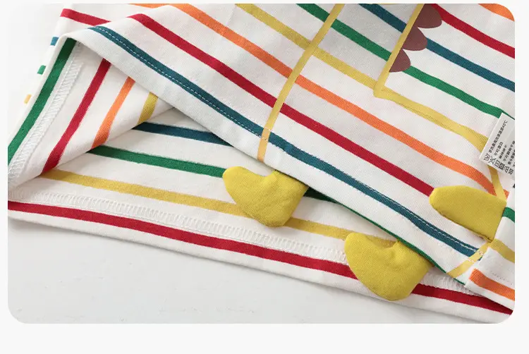 Kaka Panda Boys Long Sleeve Striped T-Shirt — feature 13