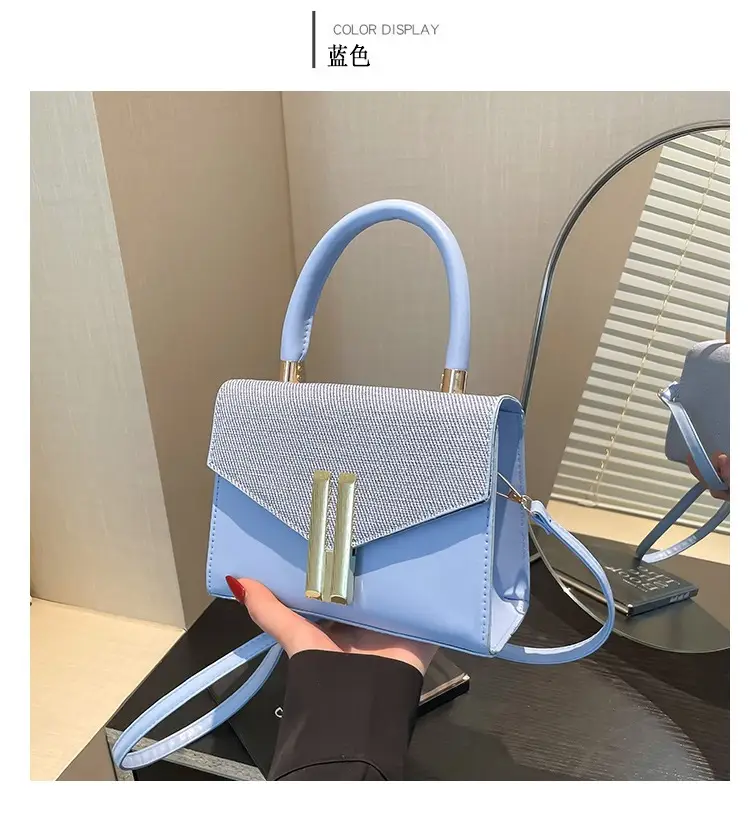 Green Textured Women's Shoulder Bag 2024 New Style — feature 28