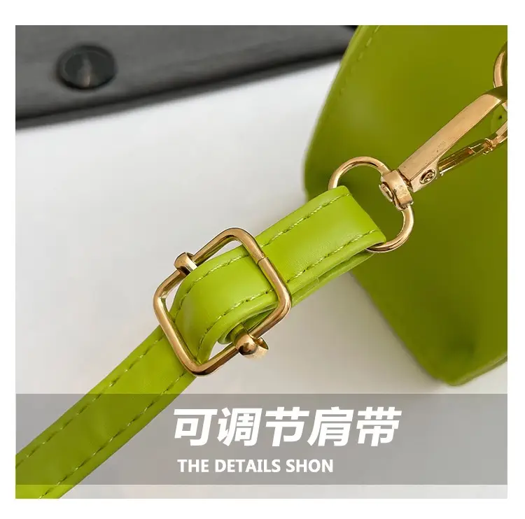 Green Textured Women's Shoulder Bag 2024 New Style — feature 4