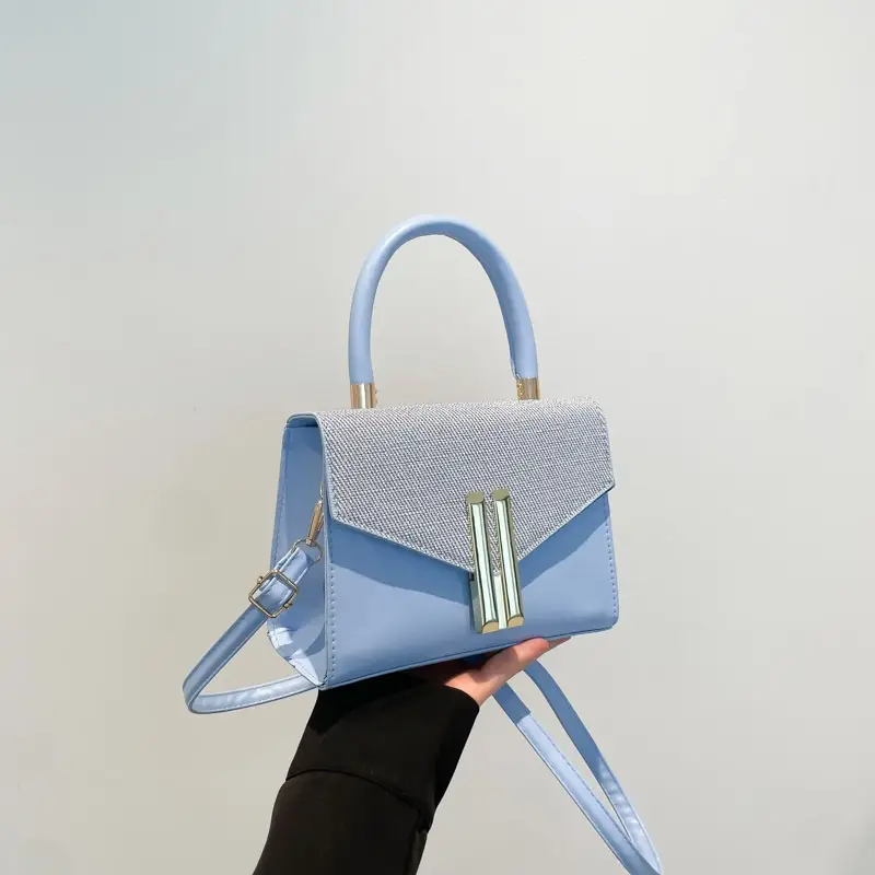 Green Textured Women's Shoulder Bag 2024 New Style - Image 3