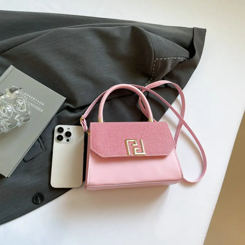 Pink FPU Leather Shoulder Bag for Women 2025 - Image 8