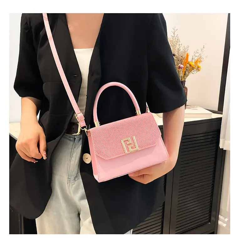 Pink FPU Leather Shoulder Bag for Women 2025 — feature 26