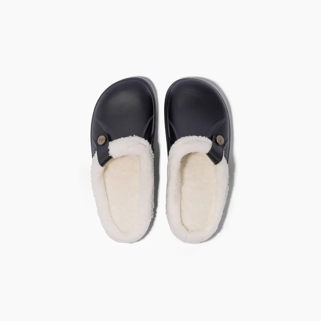 New Fashionable Simple Style Winter Women's Cotton Slippers Indoor Home Furry Slippers Outdoor Non-Slip Half-Pack Warm Slippers - Image 2