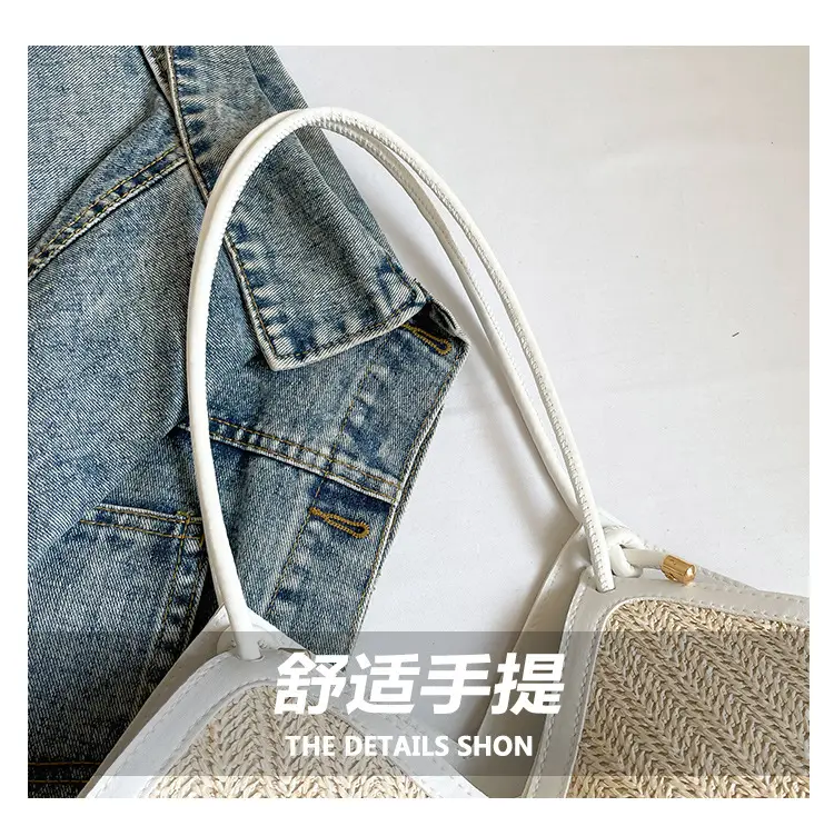 Women Straw Tote Bag Niche Design Shoulder Bag 2025 — feature 3